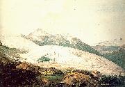 Pars, William The Rhone Glacier and the Source of the Rhone oil on canvas